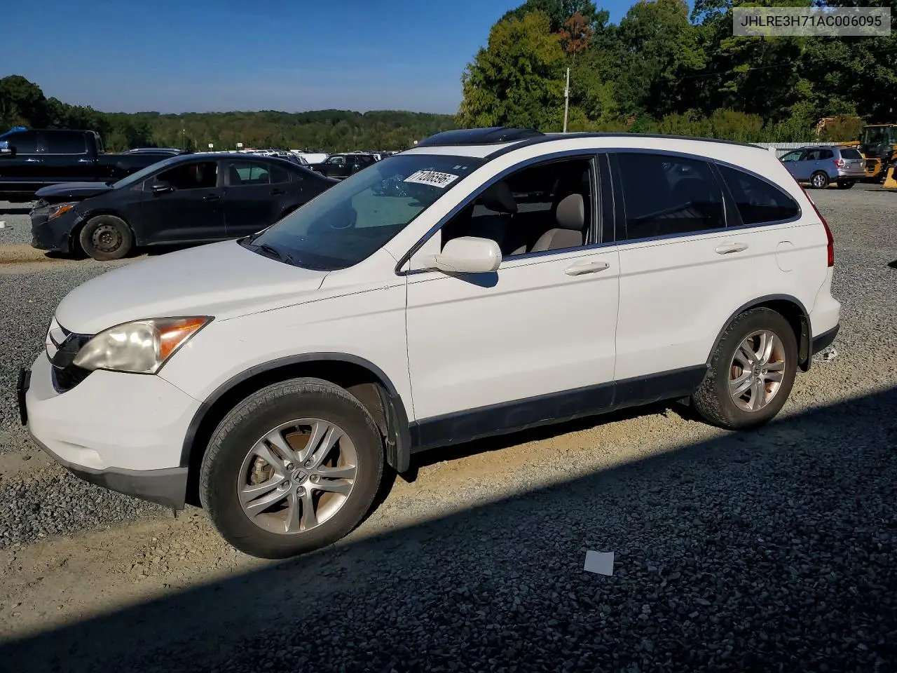 HONDA CR-V 2010, VIN JHLRE3H71AC006095