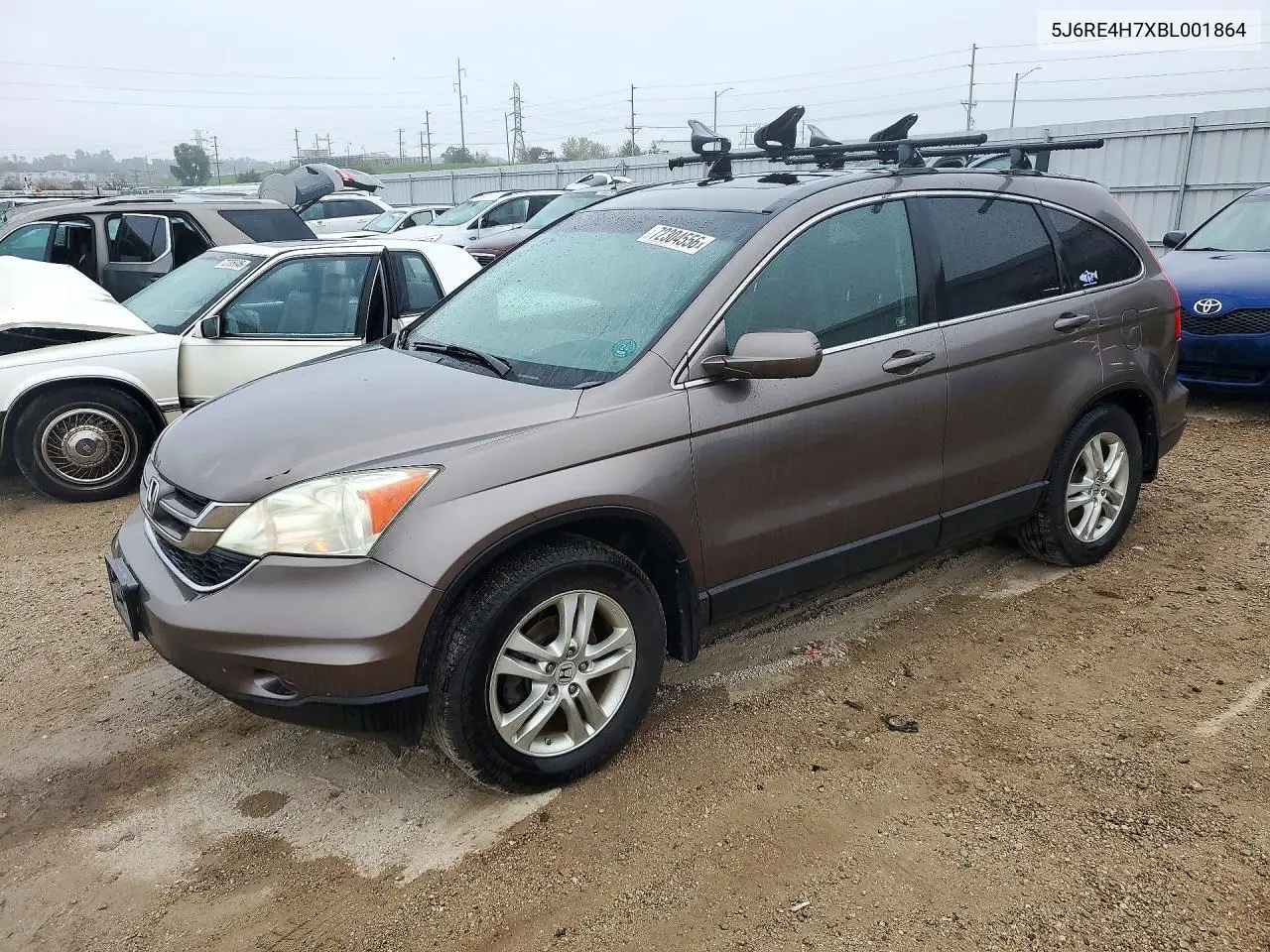 HONDA CR-V 2010, VIN 5J6RE4H7XBL001864