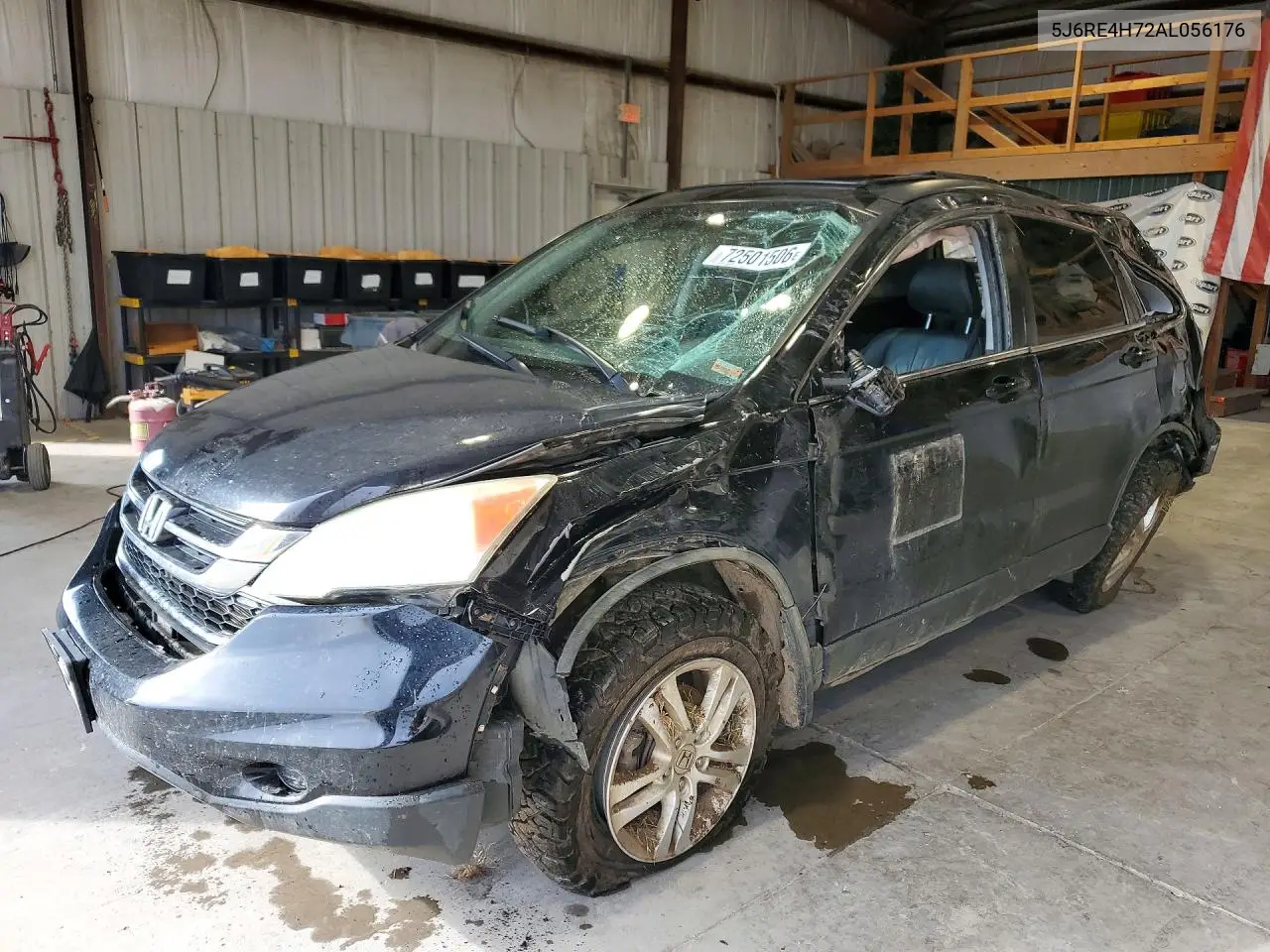 HONDA CR-V 2010, VIN 5J6RE4H72AL056176