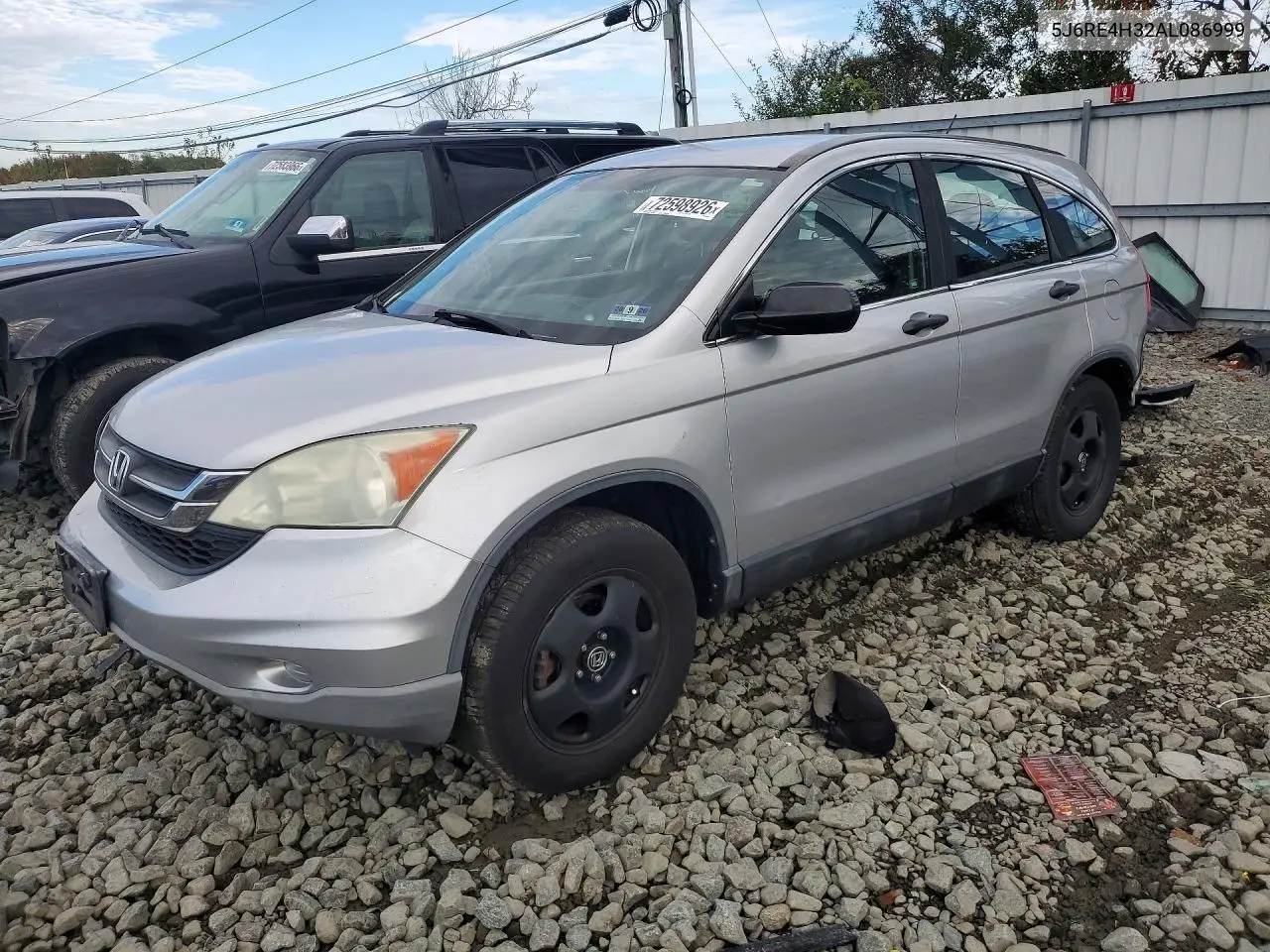 HONDA CR-V 2010, VIN 5J6RE4H32AL086999