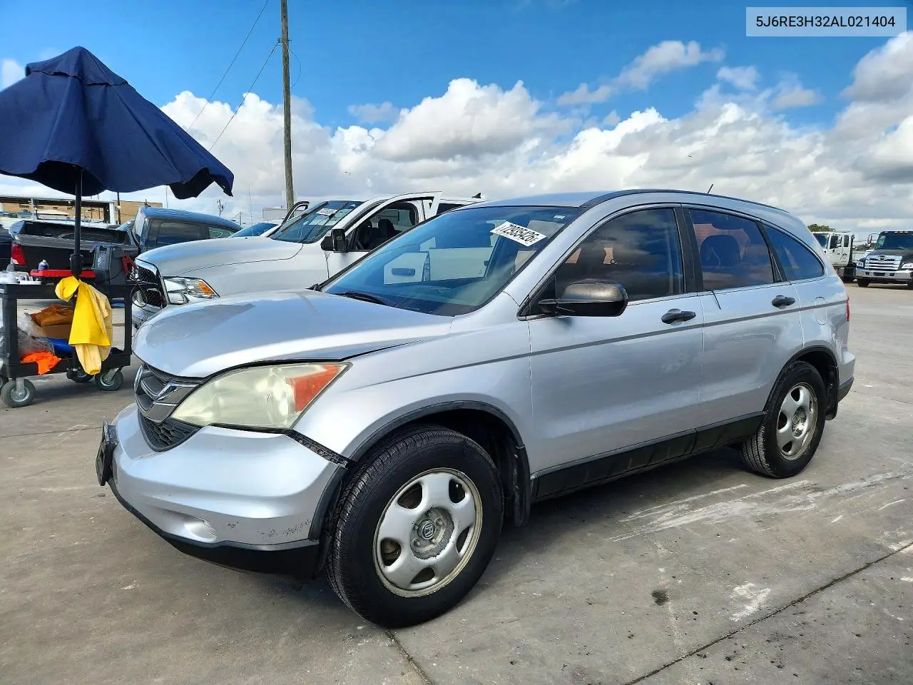 HONDA CR-V 2010, VIN 5J6RE3H32AL021404