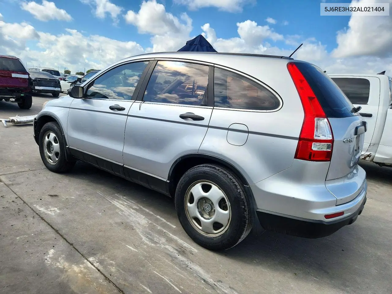 2010 HONDA CR-V VIN 5J6RE3H32AL021404 — фото 2