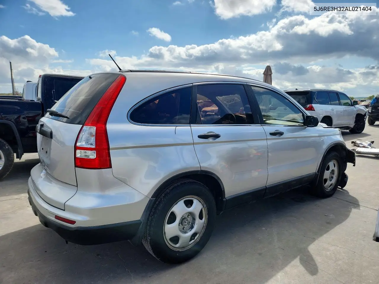 2010 HONDA CR-V VIN 5J6RE3H32AL021404 — фото 3
