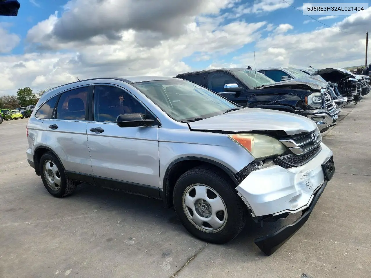 2010 HONDA CR-V VIN 5J6RE3H32AL021404 — фото 4