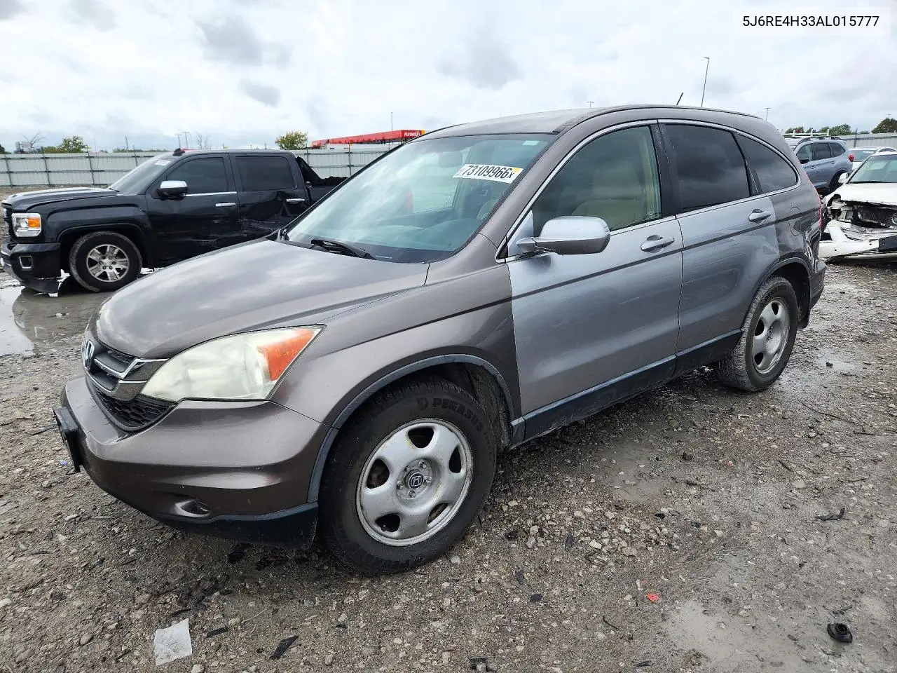 HONDA CR-V 2010, VIN 5J6RE4H33AL015777