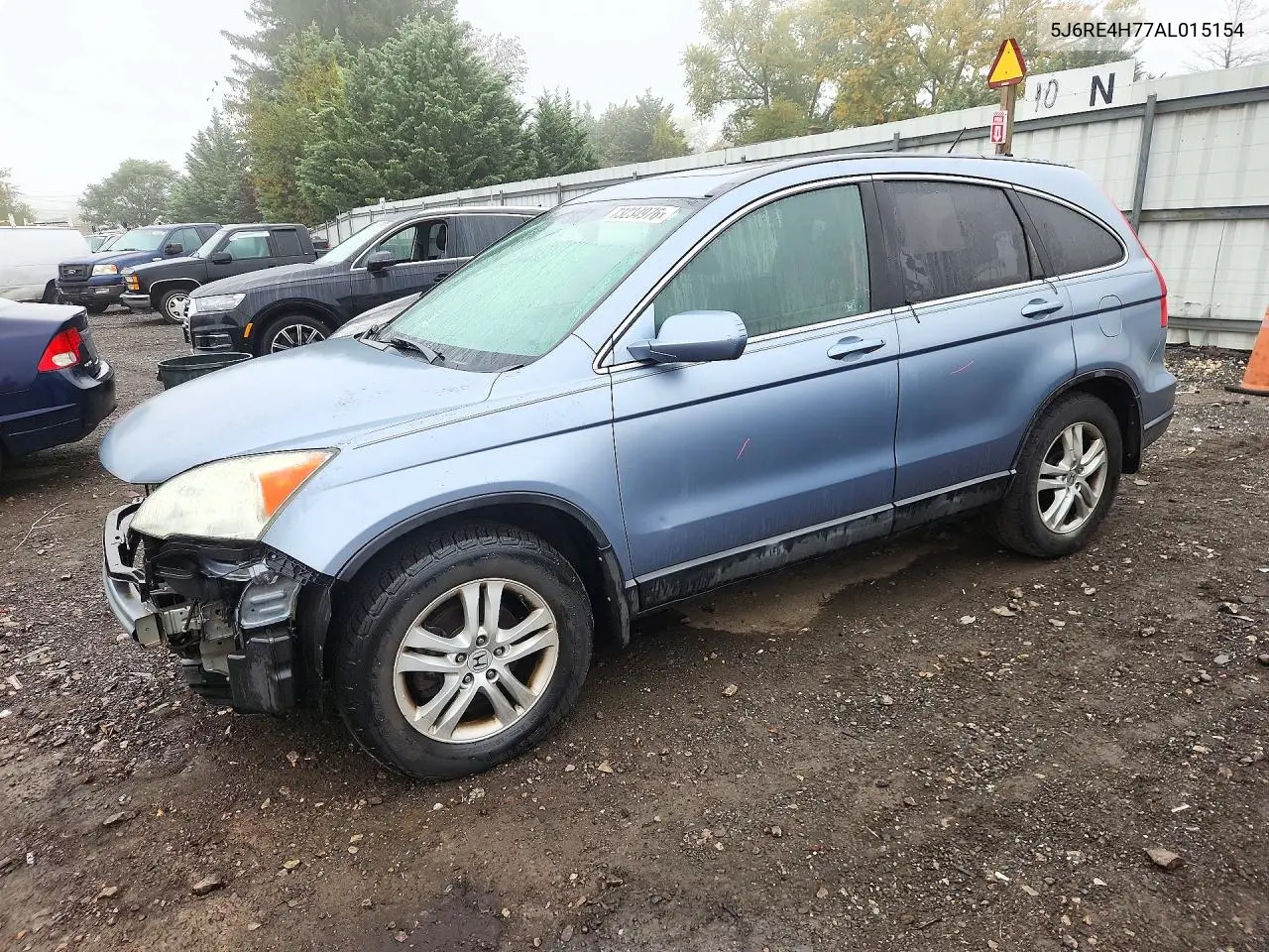 HONDA CR-V 2010, VIN 5J6RE4H77AL015154