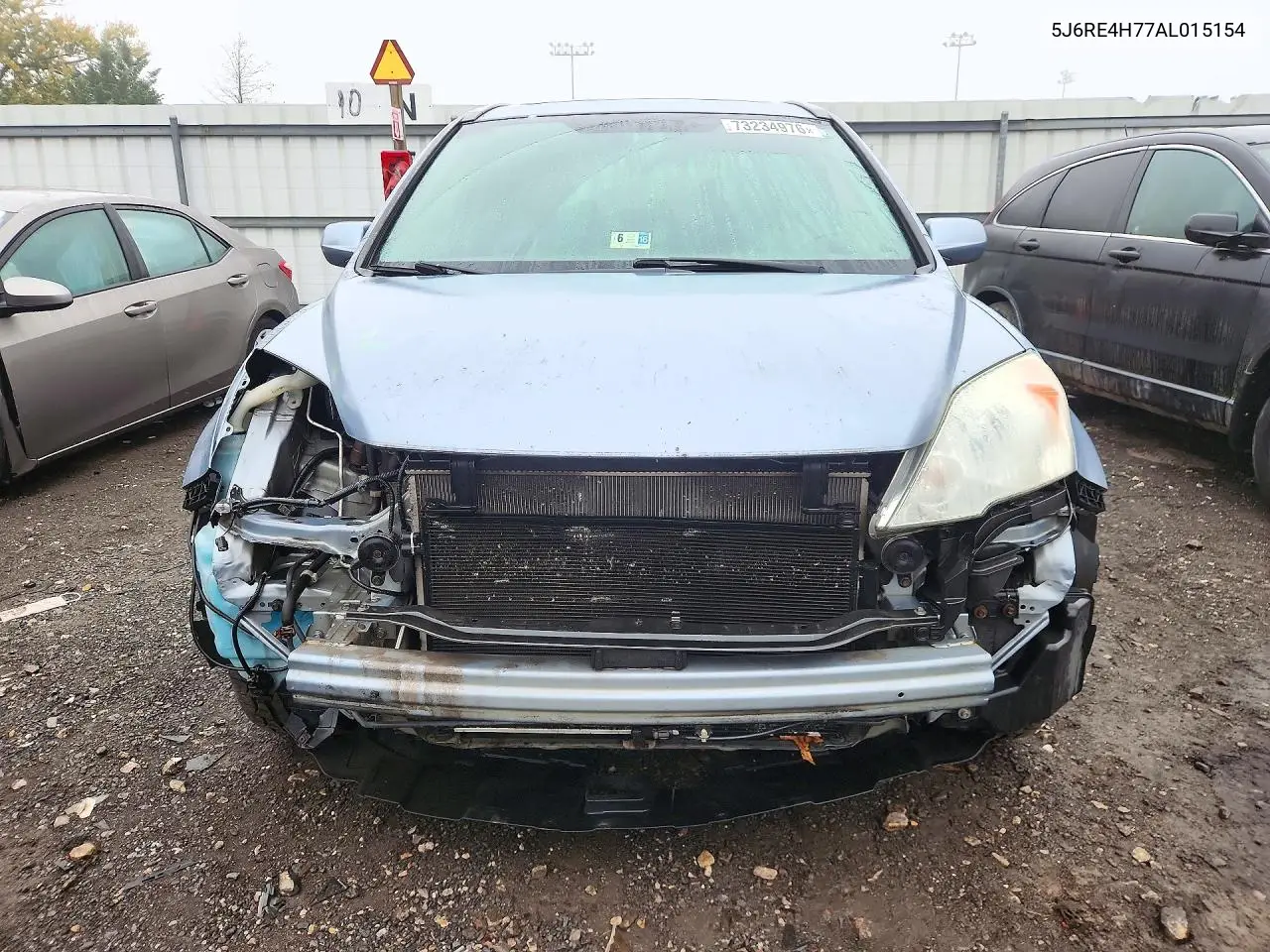 2010 HONDA CR-V VIN 5J6RE4H77AL015154 — фото 5