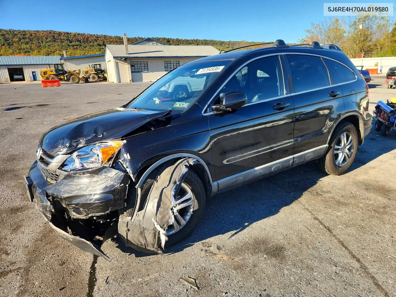 HONDA CR-V 2010, VIN 5J6RE4H70AL019580