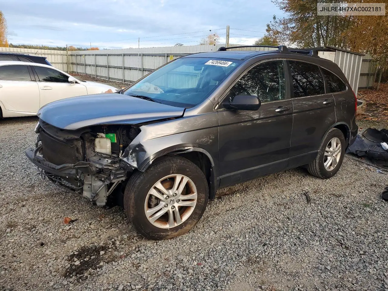 HONDA CR-V 2010, VIN JHLRE4H7XAC002181