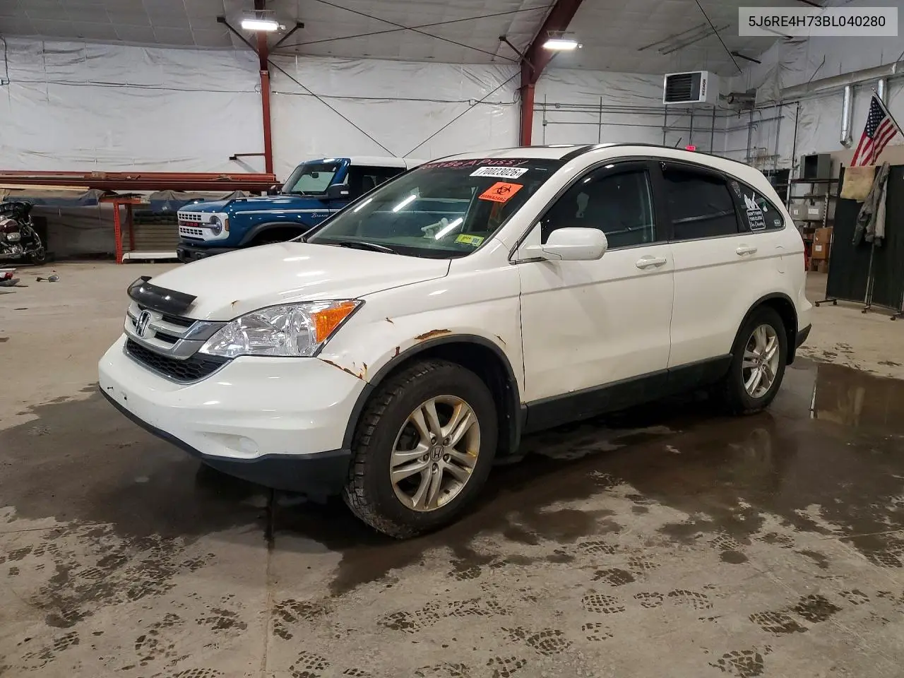 HONDA CR-V 2011, VIN 5J6RE4H73BL040280