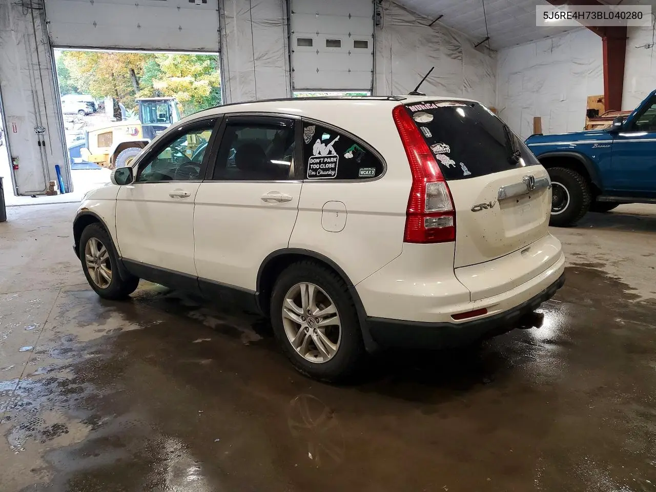2011 HONDA CR-V VIN 5J6RE4H73BL040280 — фото 2