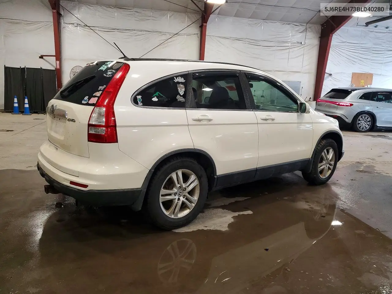 2011 HONDA CR-V VIN 5J6RE4H73BL040280 — фото 3