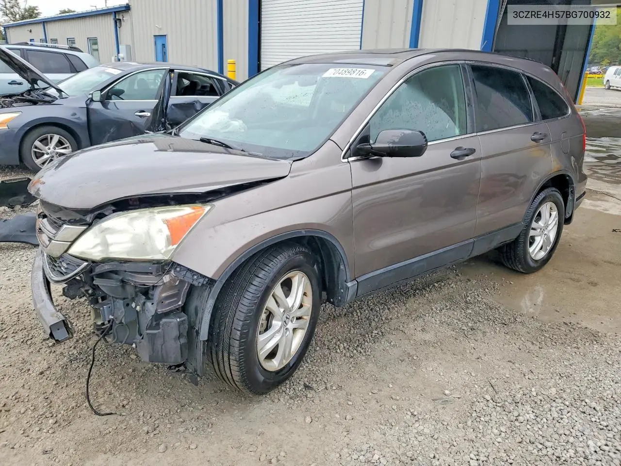 HONDA CR-V 2011, VIN 3CZRE4H57BG700932