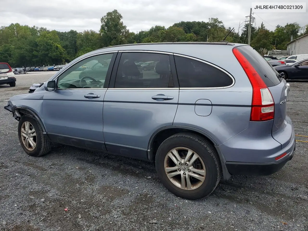 2011 HONDA CR-V VIN JHLRE4H74BC021309 — фото 2