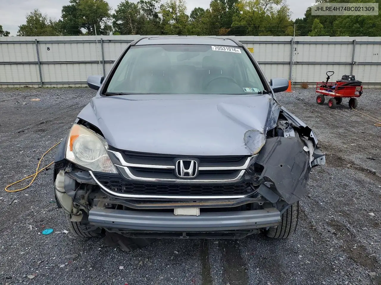 2011 HONDA CR-V VIN JHLRE4H74BC021309 — фото 5