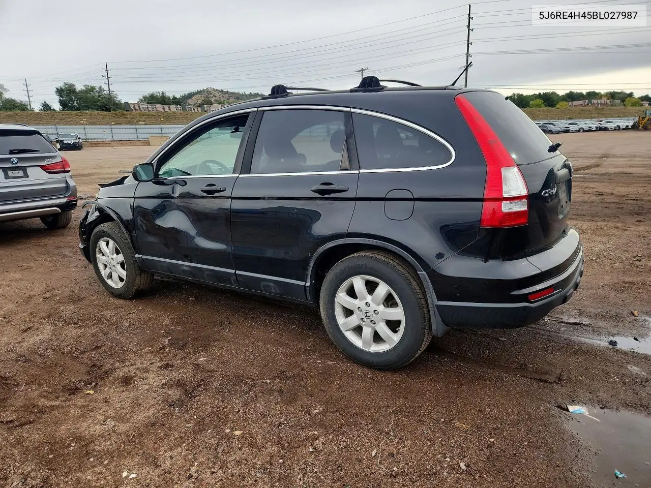2011 HONDA CR-V VIN 5J6RE4H45BL027987 — фото 2