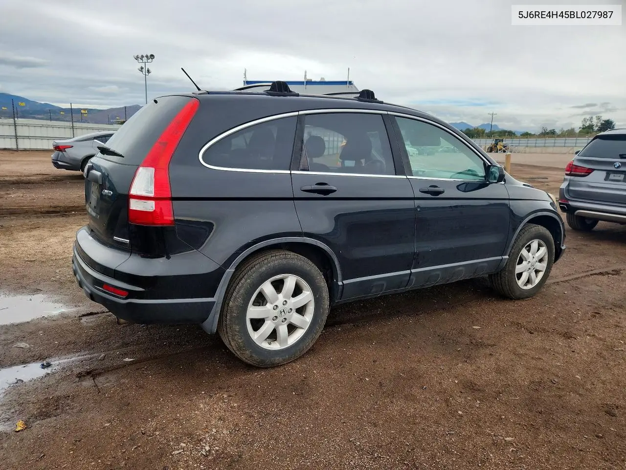 2011 HONDA CR-V VIN 5J6RE4H45BL027987 — фото 3