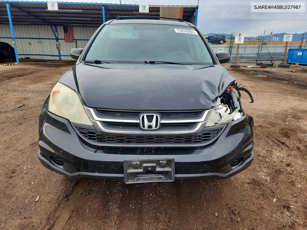 2011 HONDA CR-V VIN 5J6RE4H45BL027987 — фото 5