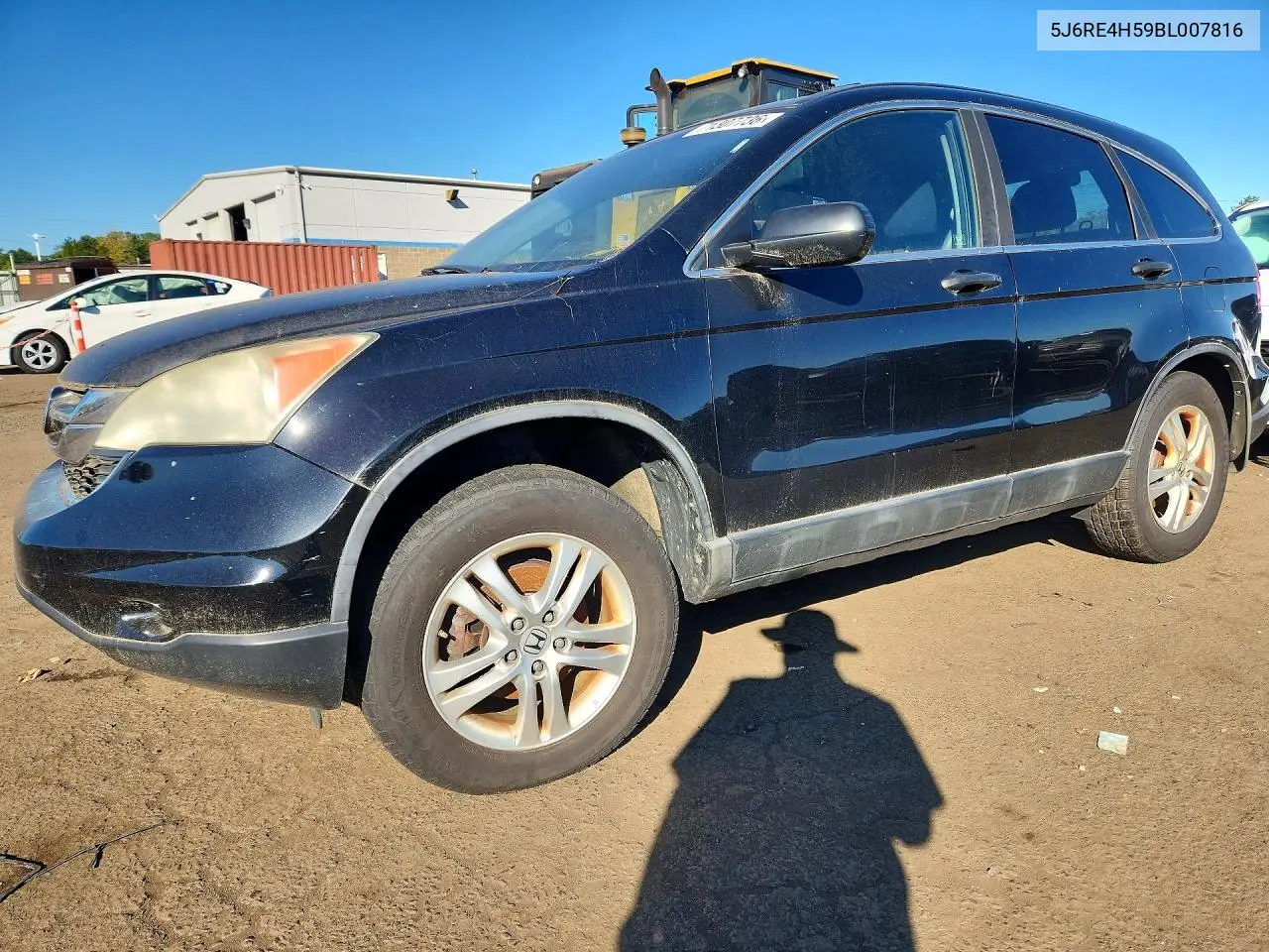 HONDA CR-V 2011, VIN 5J6RE4H59BL007816