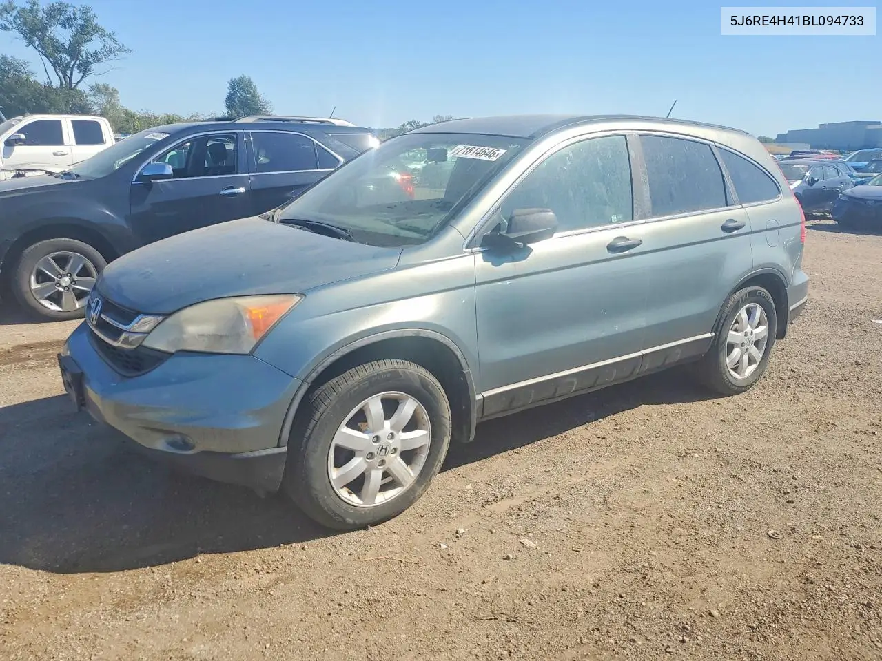 HONDA CR-V 2011, VIN 5J6RE4H41BL094733