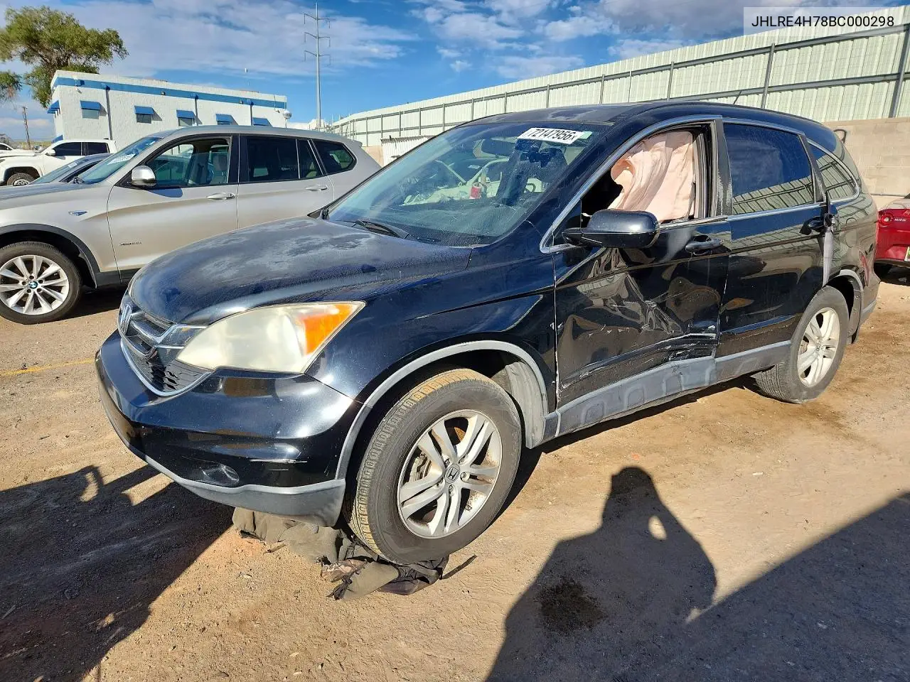 HONDA CR-V 2011, VIN JHLRE4H78BC000298