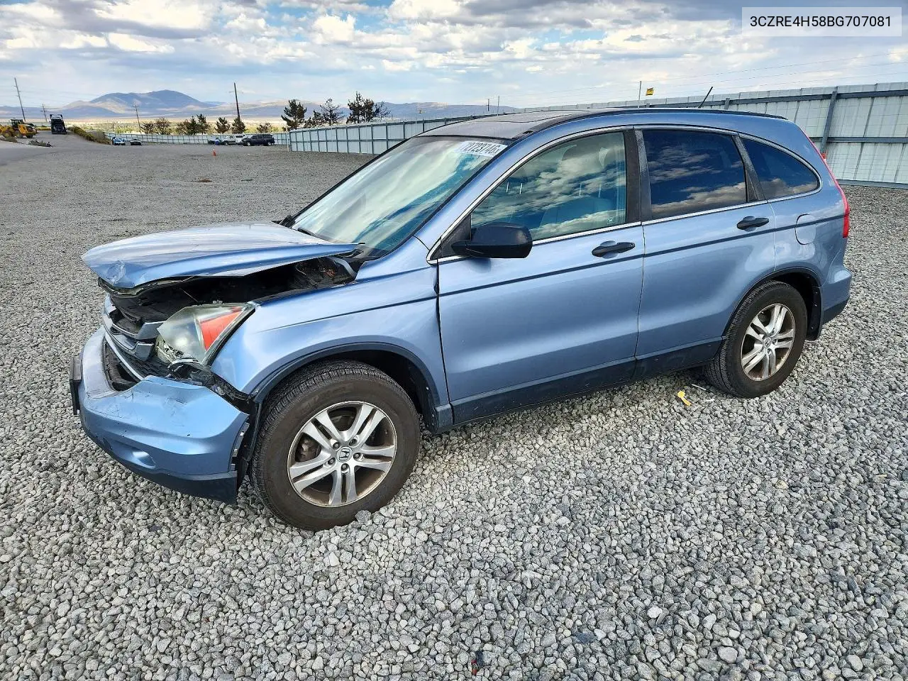 HONDA CR-V 2011, VIN 3CZRE4H58BG707081