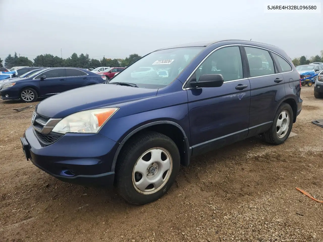 HONDA CR-V 2011, VIN 5J6RE4H32BL096580