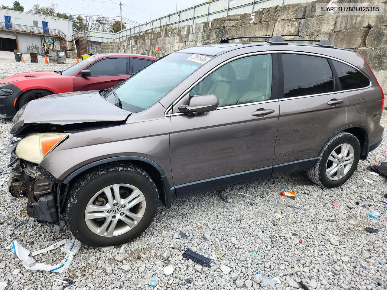 HONDA CR-V 2011, VIN 5J6RE4H78BL025385