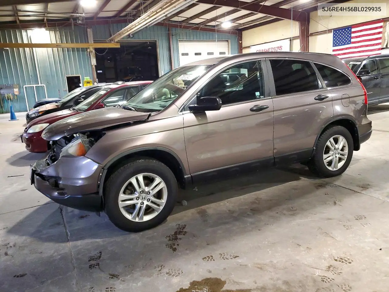 HONDA CR-V 2011, VIN 5J6RE4H56BL029935