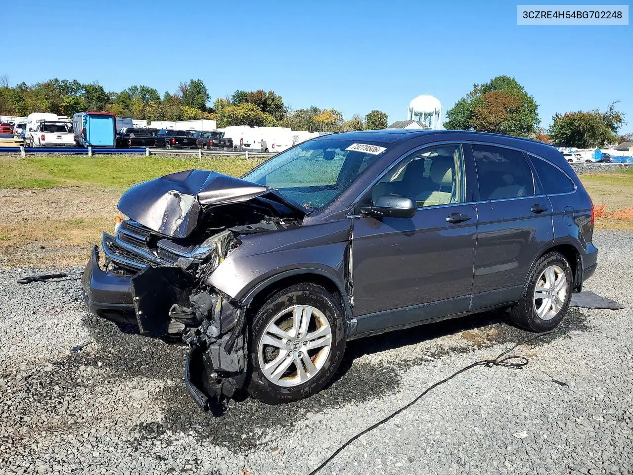 HONDA CR-V 2011, VIN 3CZRE4H54BG702248