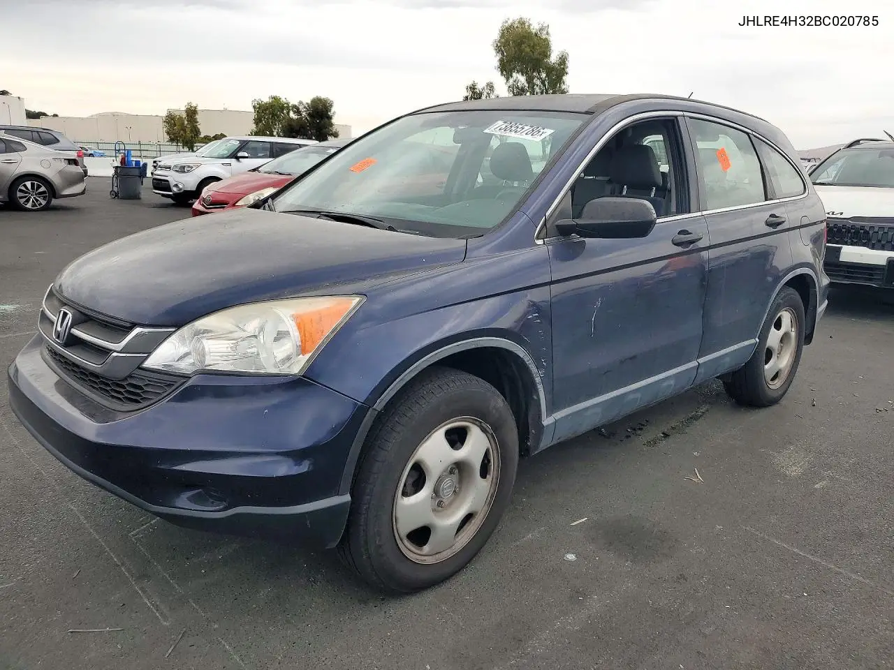 HONDA CR-V 2011, VIN JHLRE4H32BC020785