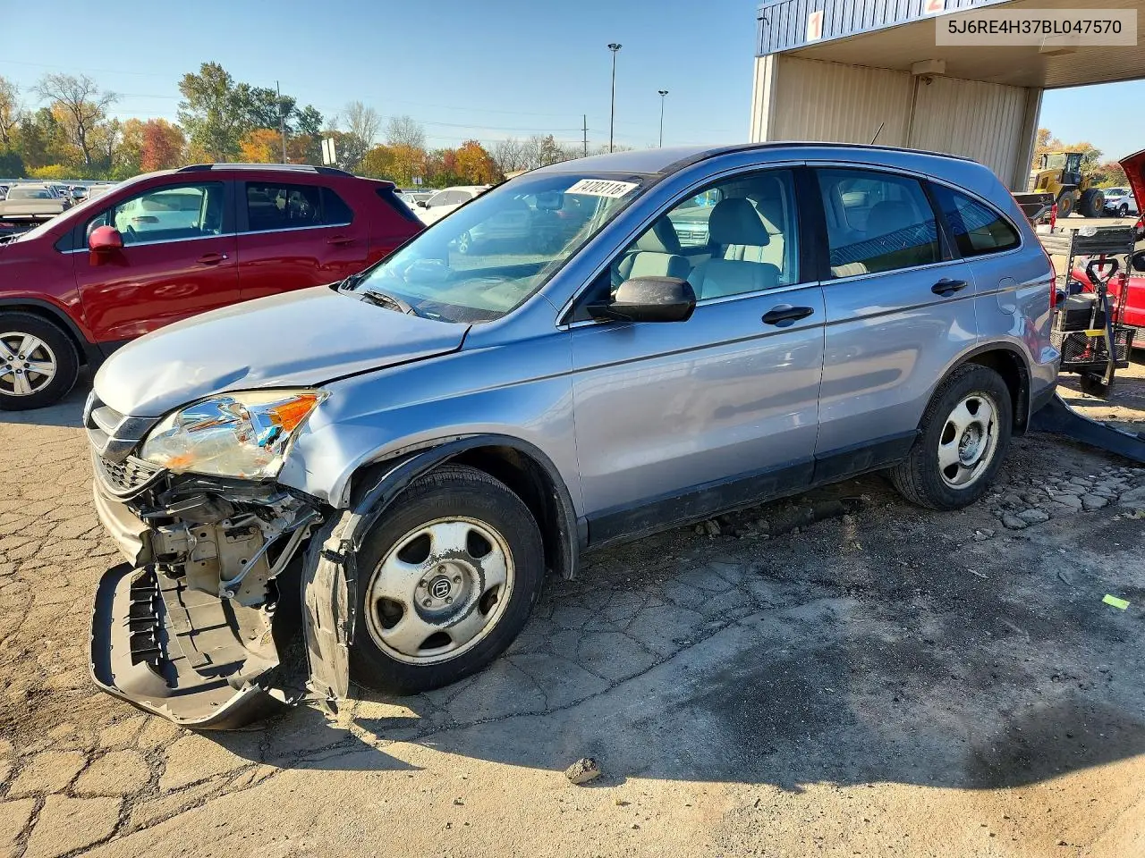 HONDA CR-V 2011, VIN 5J6RE4H37BL047570