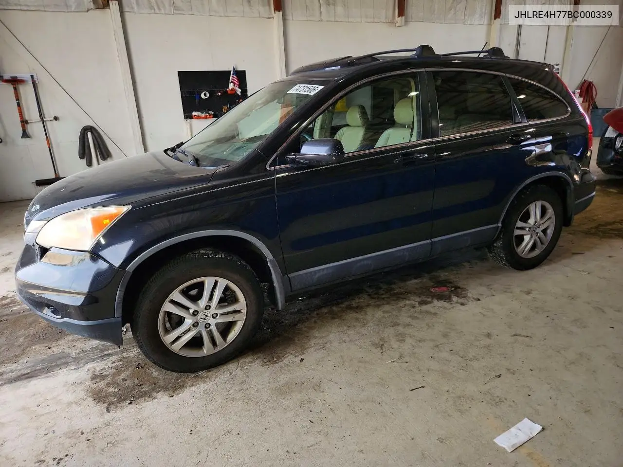 HONDA CR-V 2011, VIN JHLRE4H77BC000339