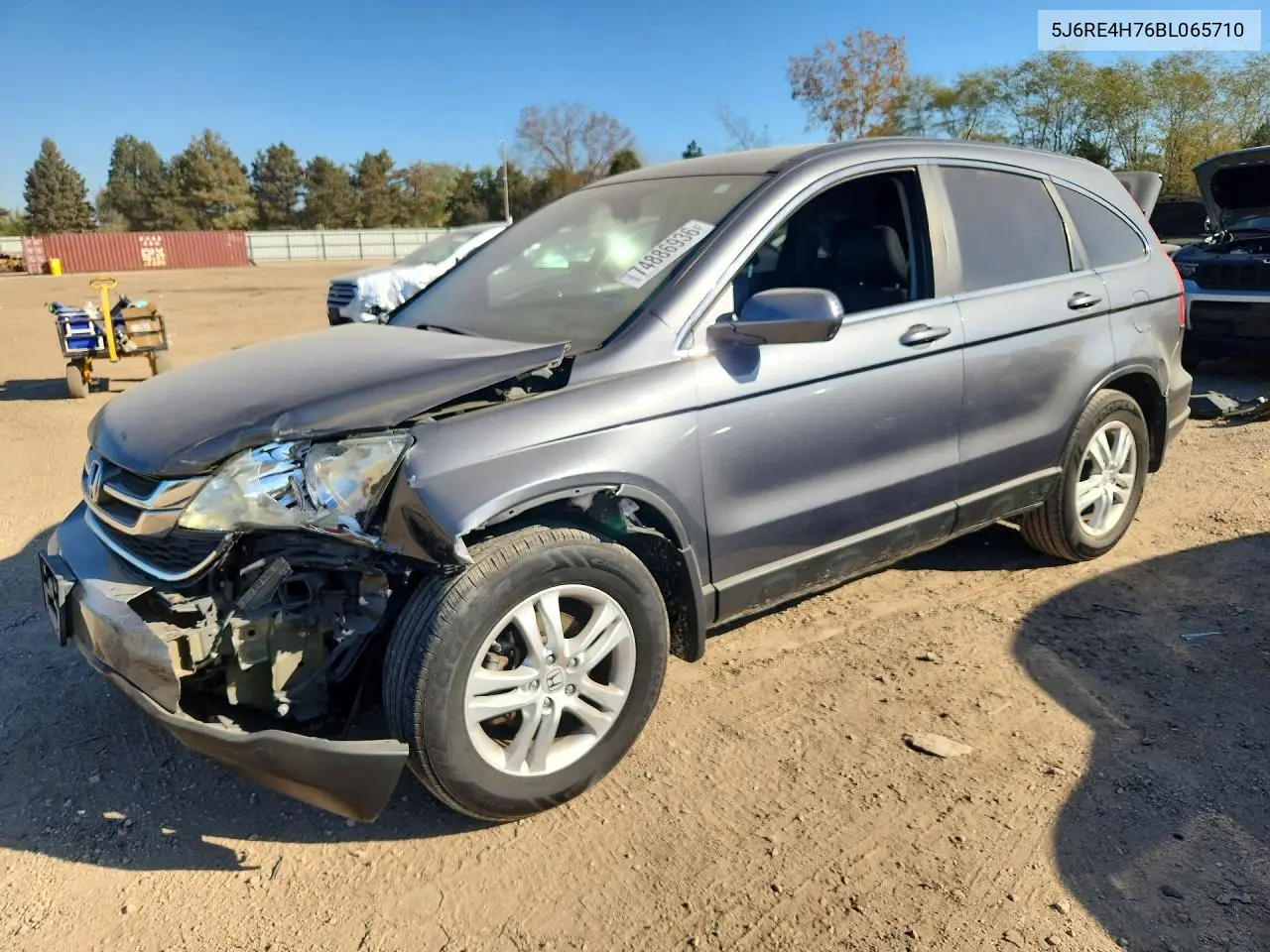 HONDA CR-V 2011, VIN 5J6RE4H76BL065710