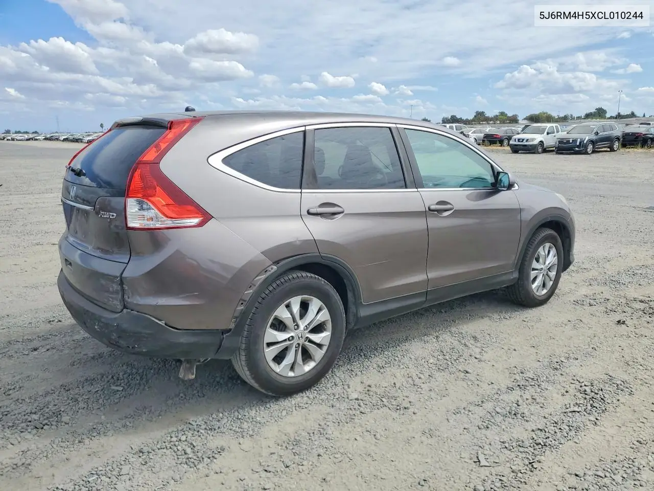 2012 HONDA CR-V VIN 5J6RM4H5XCL010244 — фото 3