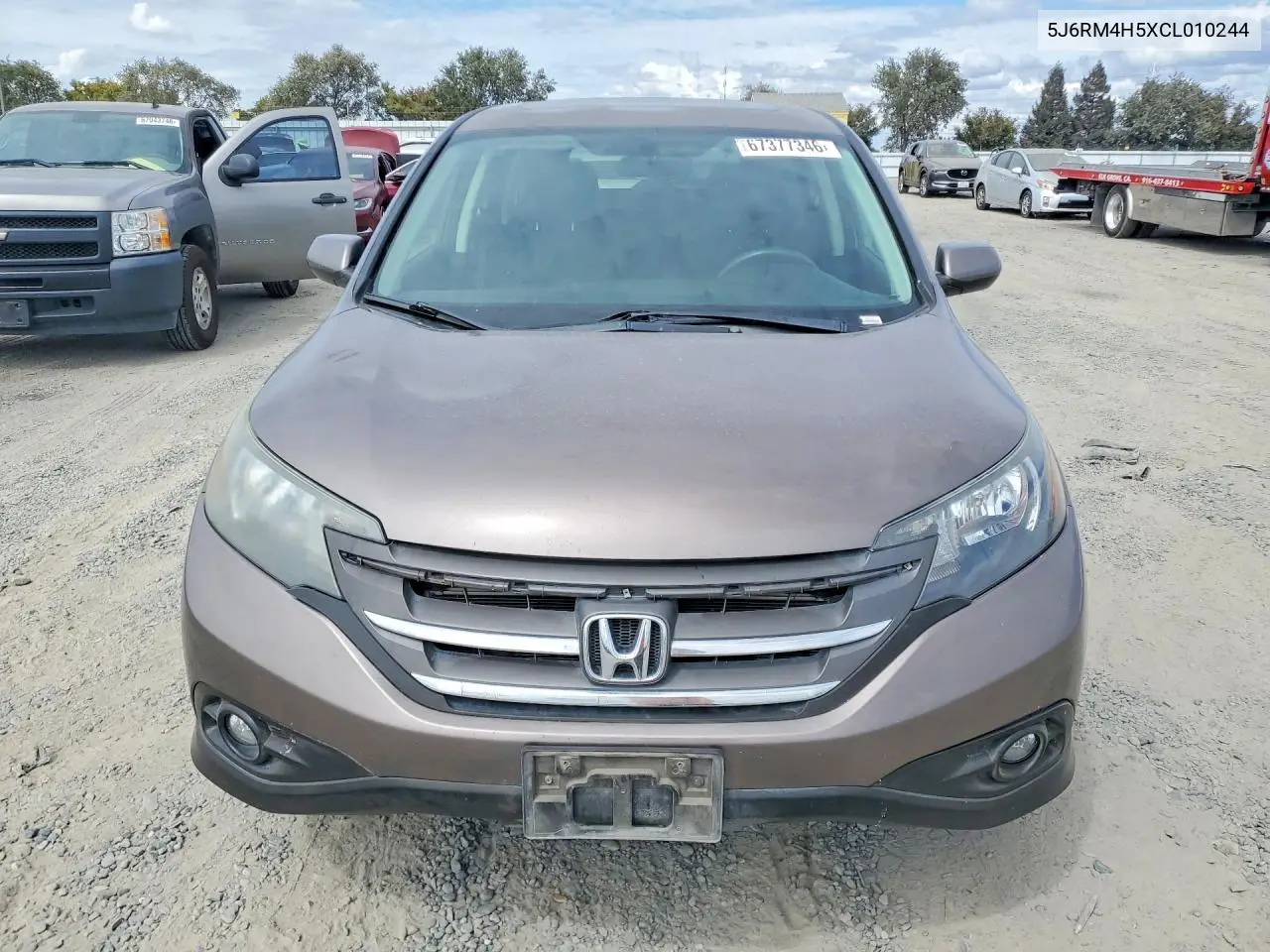 2012 HONDA CR-V VIN 5J6RM4H5XCL010244 — фото 5