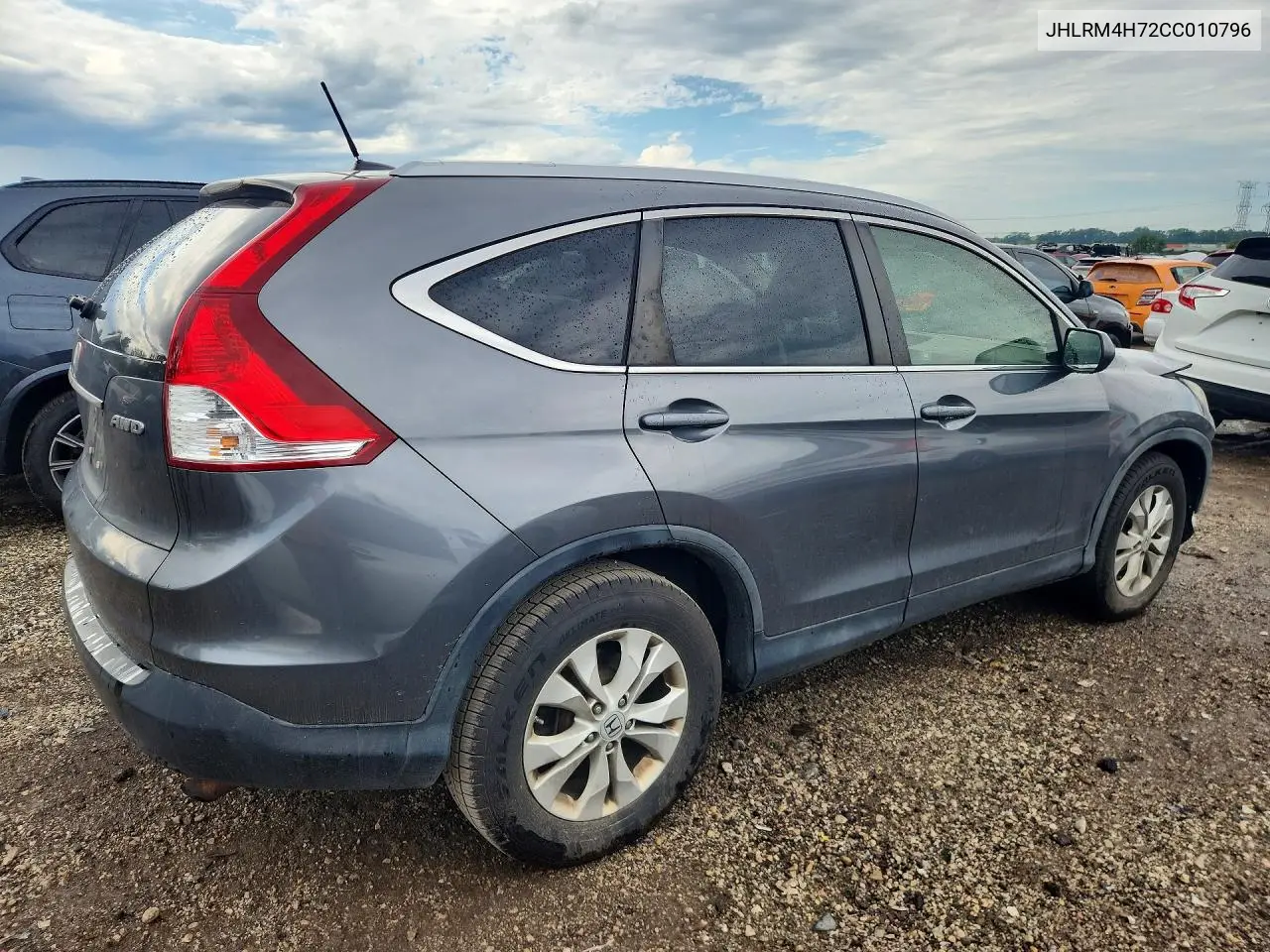 2012 HONDA CR-V VIN JHLRM4H72CC010796 — фото 3