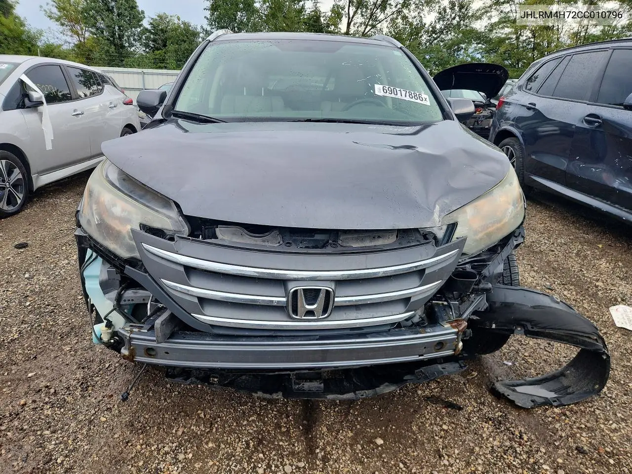 2012 HONDA CR-V VIN JHLRM4H72CC010796 — фото 5