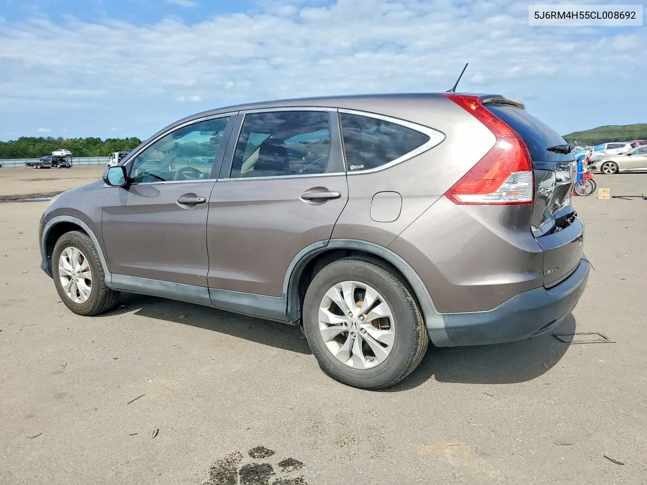 2012 HONDA CR-V VIN 5J6RM4H55CL008692 — фото 2