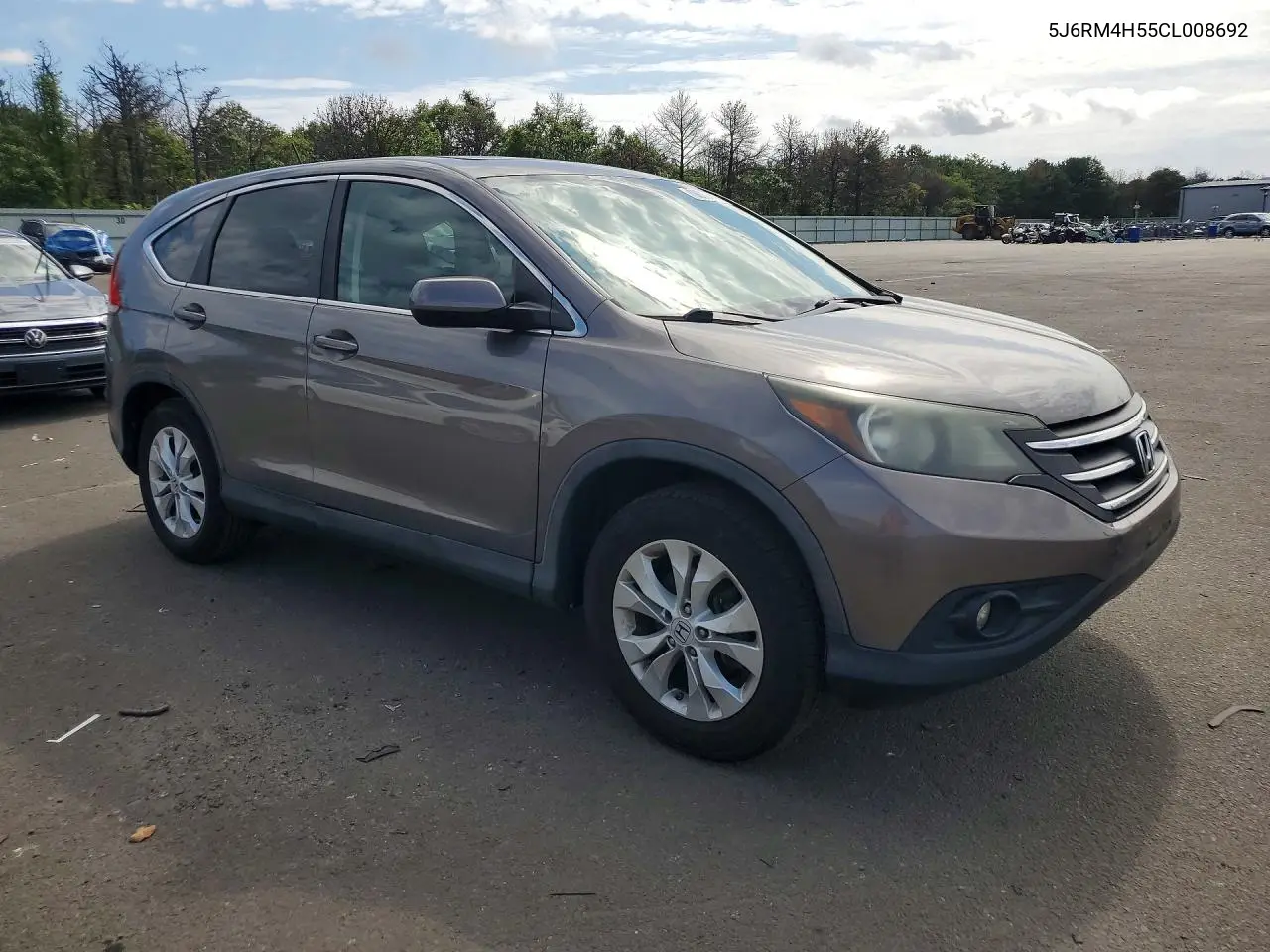 2012 HONDA CR-V VIN 5J6RM4H55CL008692 — фото 4