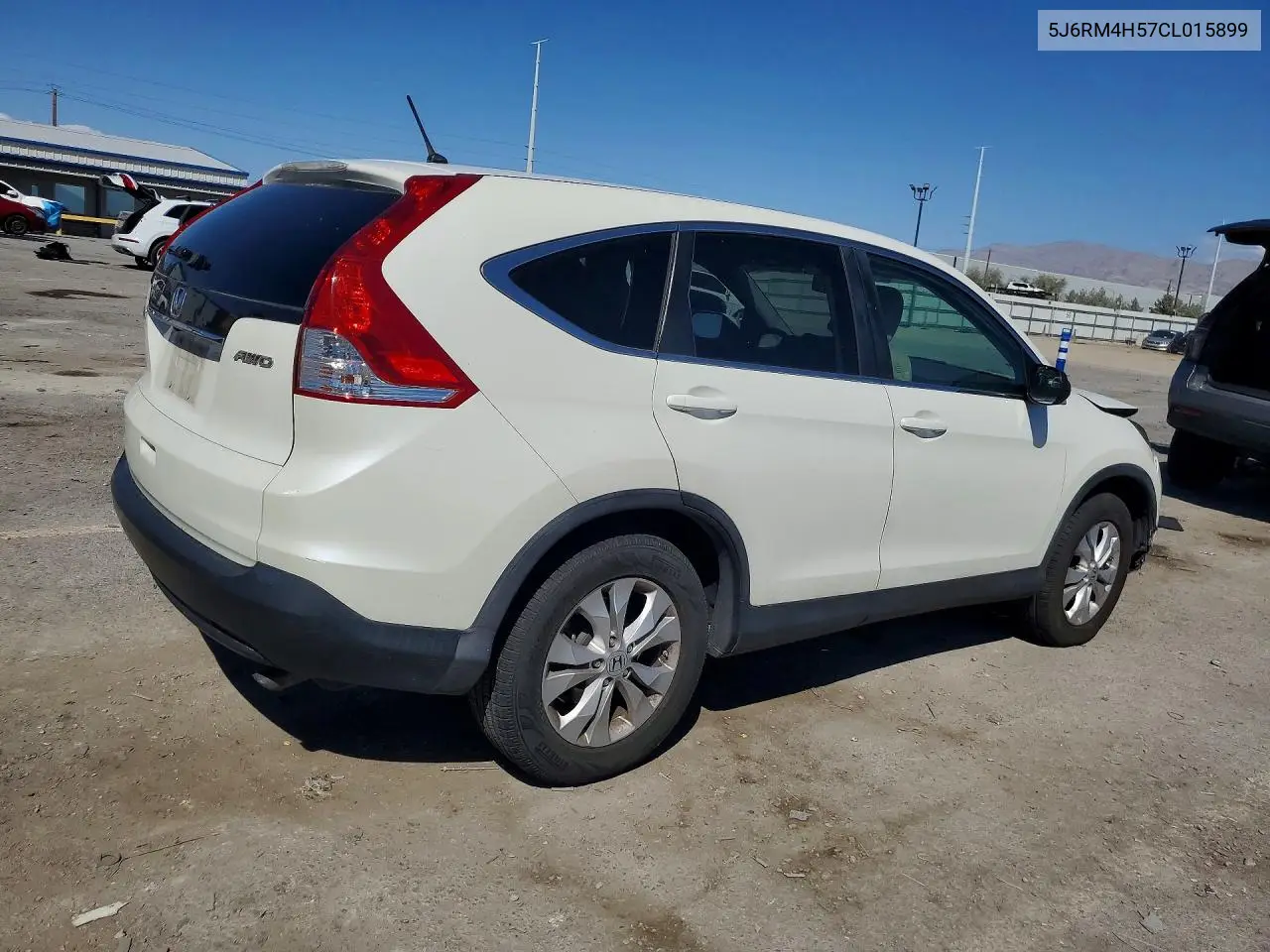 2012 HONDA CR-V VIN 5J6RM4H57CL015899 — фото 3