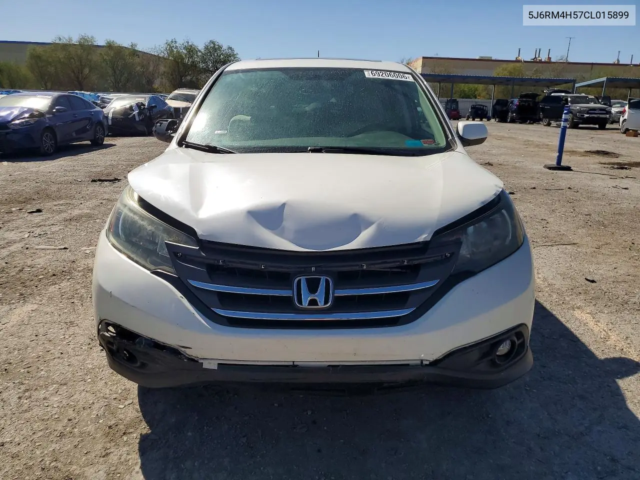 2012 HONDA CR-V VIN 5J6RM4H57CL015899 — фото 5