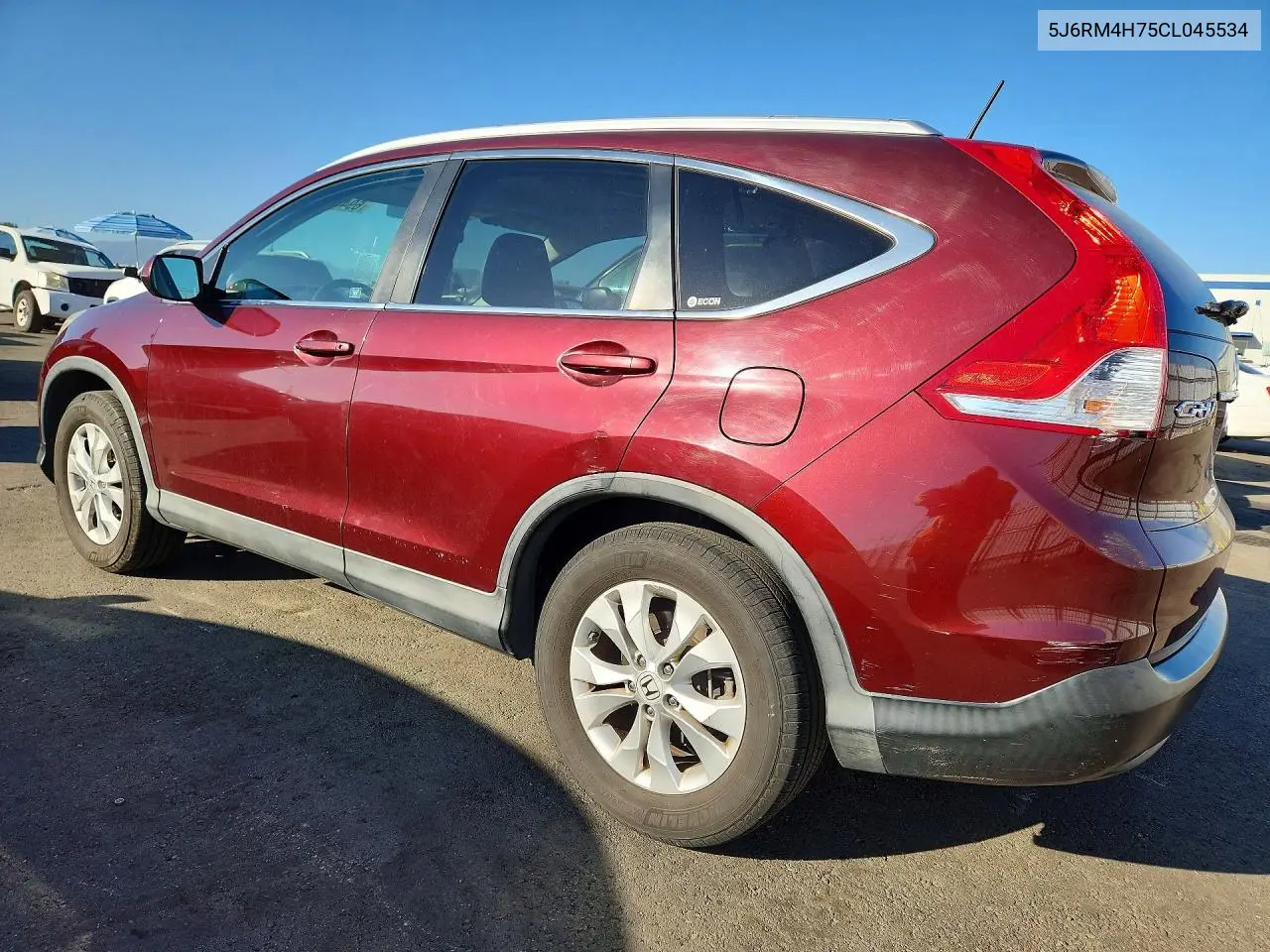 2012 HONDA CR-V VIN 5J6RM4H75CL045534 — фото 2