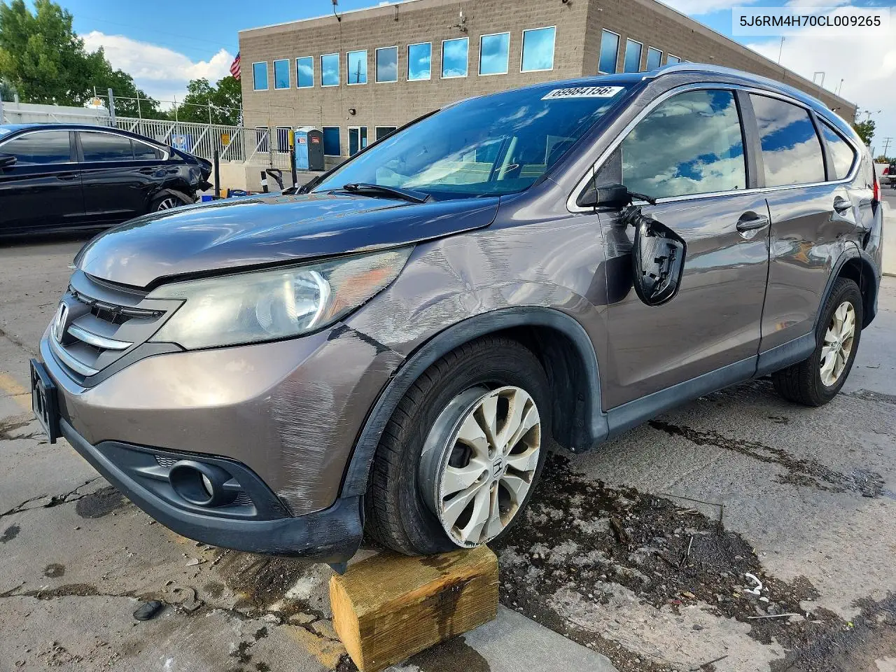 2012 HONDA CR-V VIN 5J6RM4H70CL009265 — фото 2