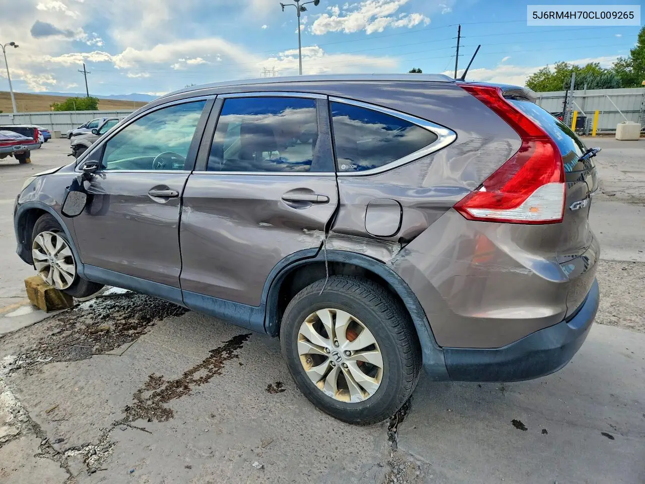 2012 HONDA CR-V VIN 5J6RM4H70CL009265 — фото 3