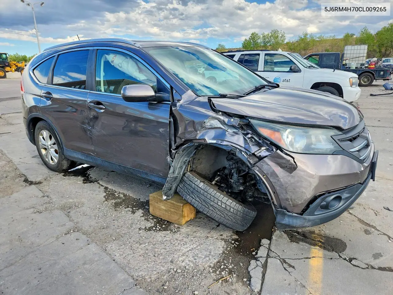 2012 HONDA CR-V VIN 5J6RM4H70CL009265 — фото 5