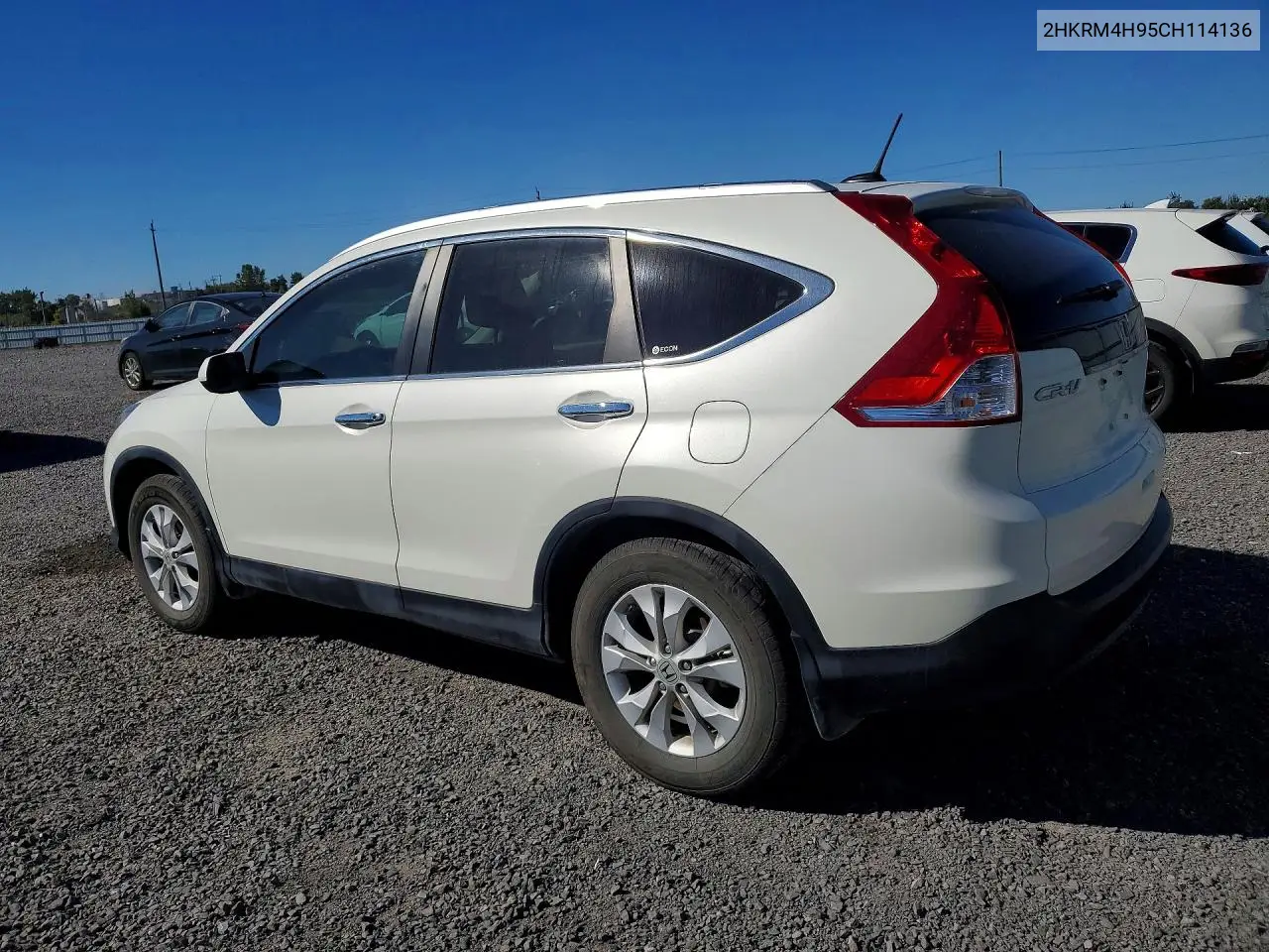 2012 HONDA CR-V VIN 2HKRM4H95CH114136 — фото 2