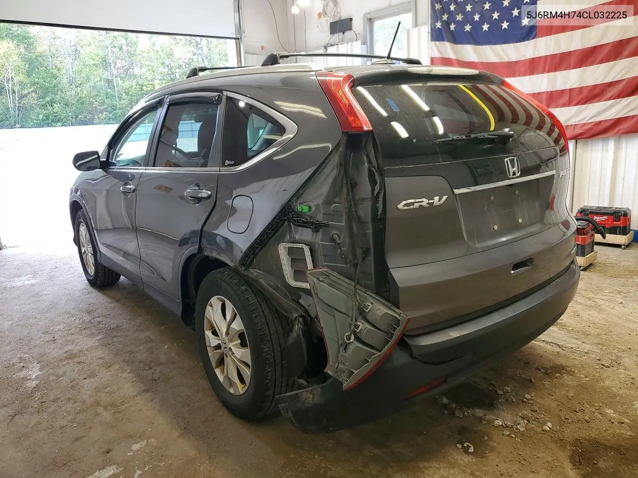 2012 HONDA CR-V VIN 5J6RM4H74CL032225 — фото 2
