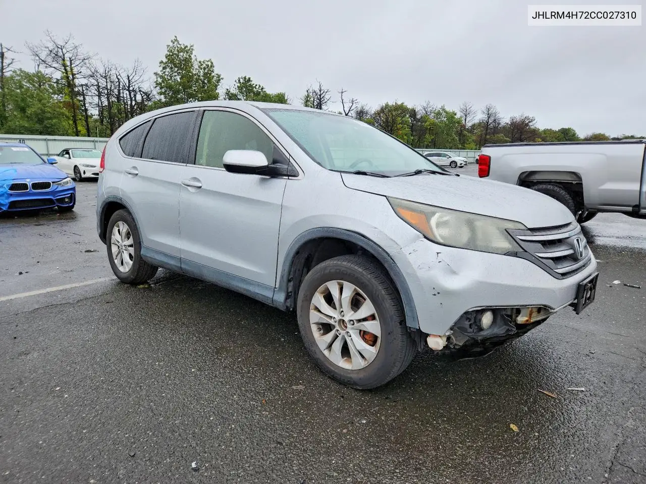 2012 HONDA CR-V VIN JHLRM4H72CC027310 — фото 4