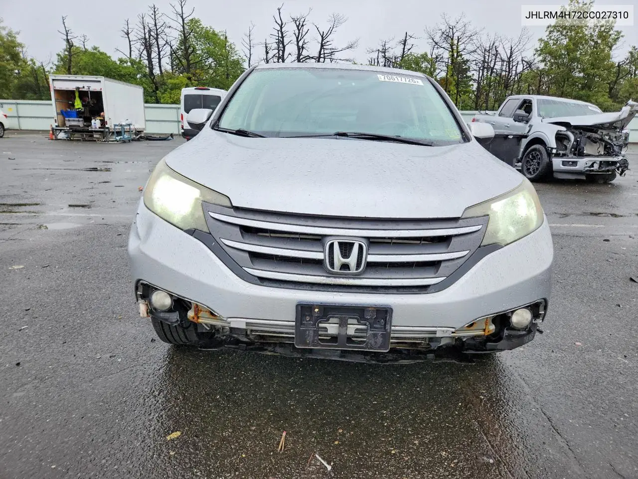 2012 HONDA CR-V VIN JHLRM4H72CC027310 — фото 5